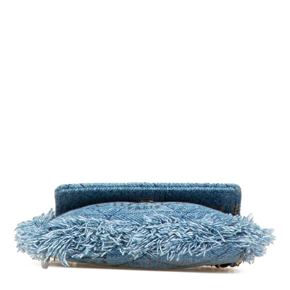 Blue Denim Chanel Shoulder Bag