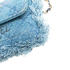 Blue Denim Chanel Shoulder Bag
