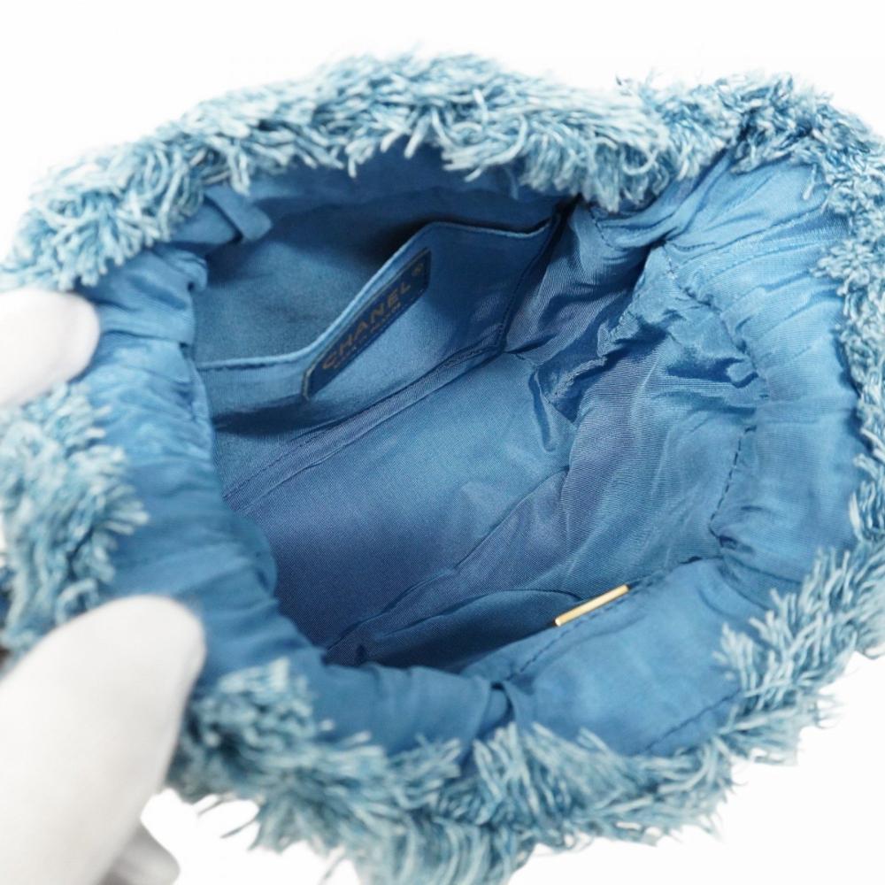 Blue Denim Chanel Shoulder Bag