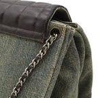 Blue Denim Chanel Shoulder Bag