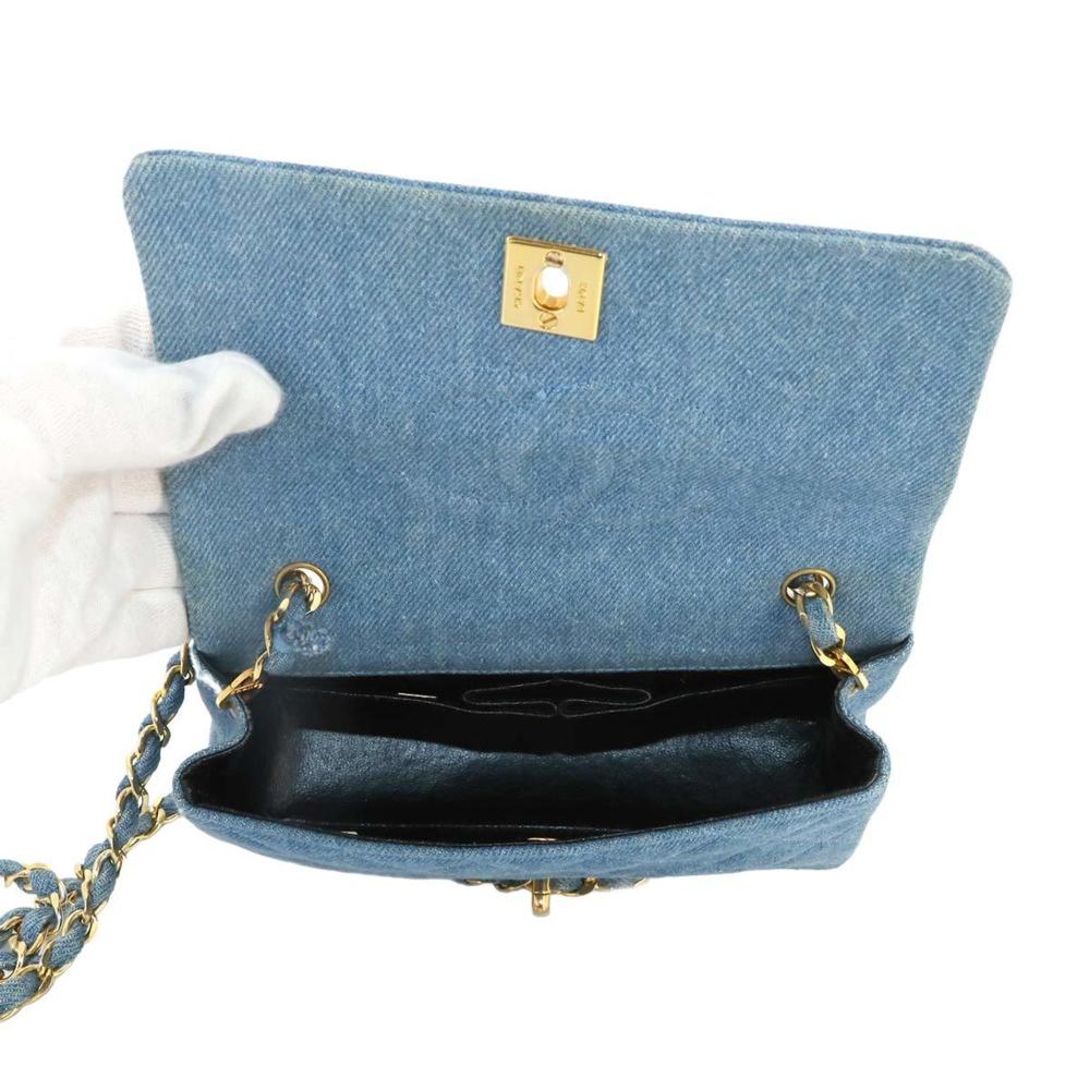 Blue Denim Chanel Shoulder Bag