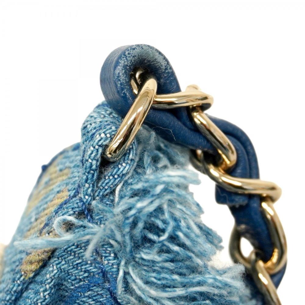 Blue Denim Chanel Shoulder Bag