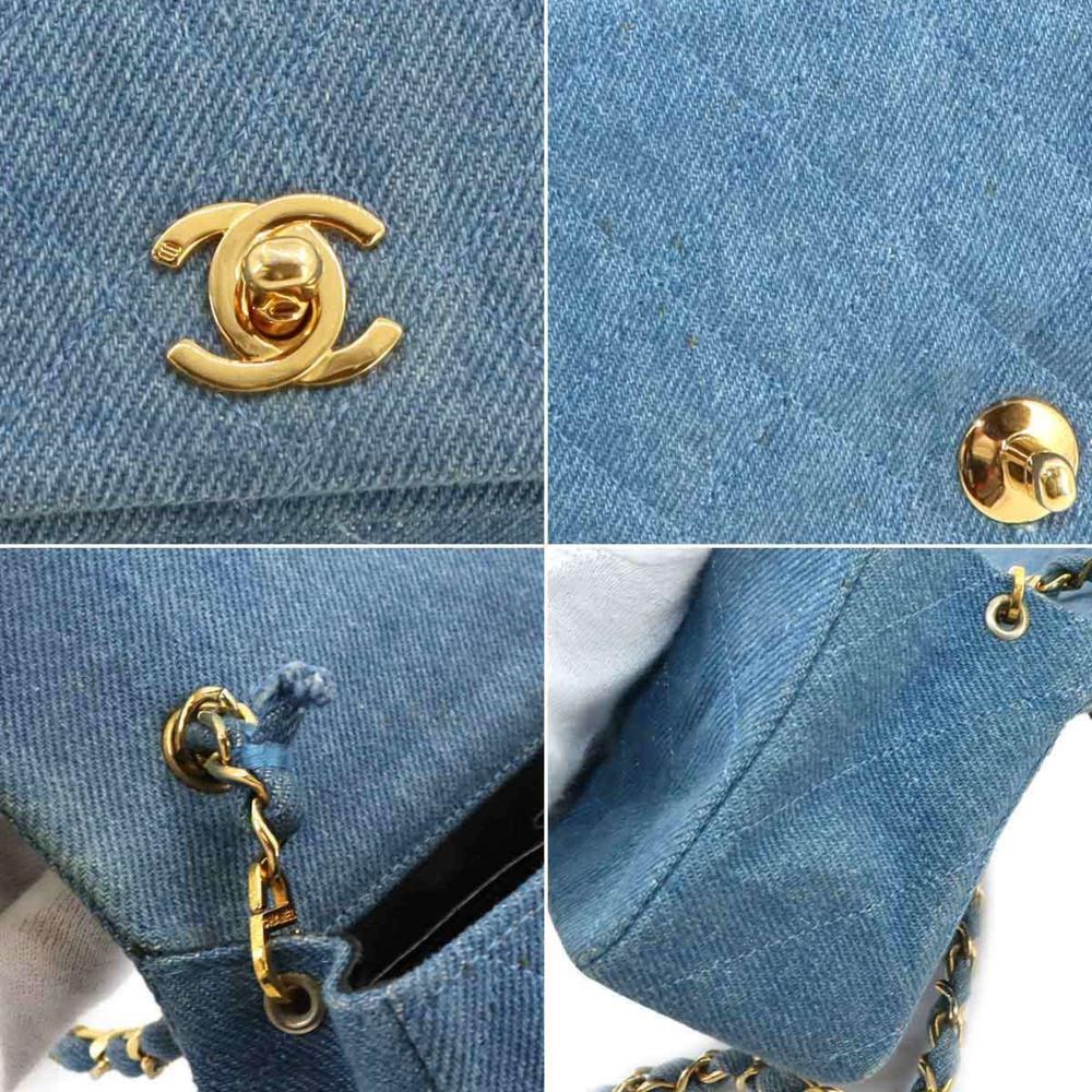 Blue Denim Chanel Shoulder Bag