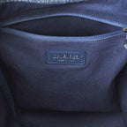 Blue Fabric Chanel Backpack