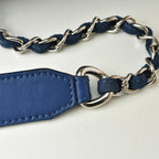 Blue Fabric Chanel Backpack