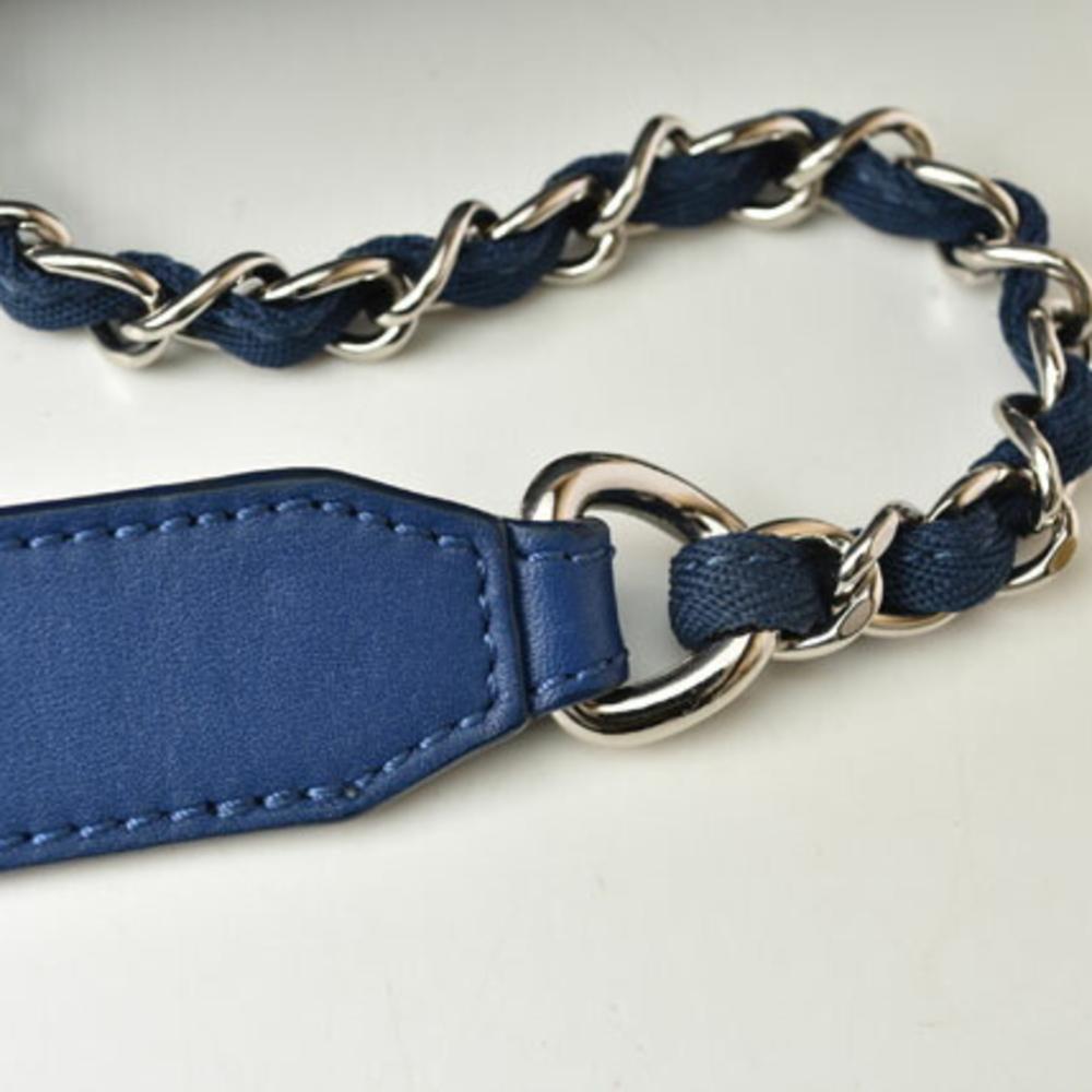 Blue Fabric Chanel Backpack