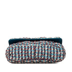 Blue Fabric Chanel Crossbody Bag