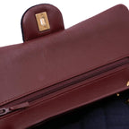 Blue Fabric Chanel Flap Bag