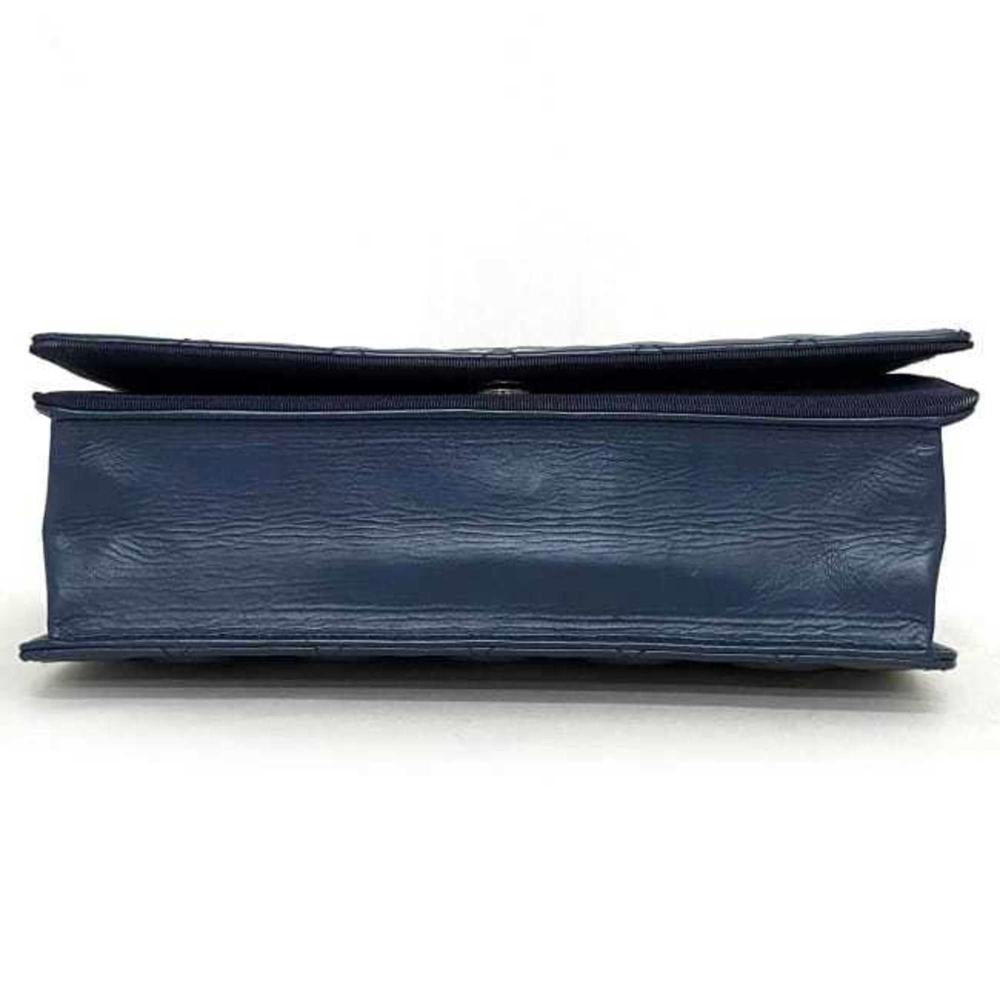 Blue Fabric Chanel Flap Bag