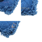 Blue Fabric Chanel Shoulder Bag