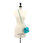 Blue Leather Chanel Shoulder Bag