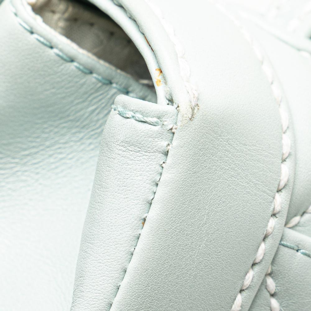 Blue Leather Chanel Flap Bag