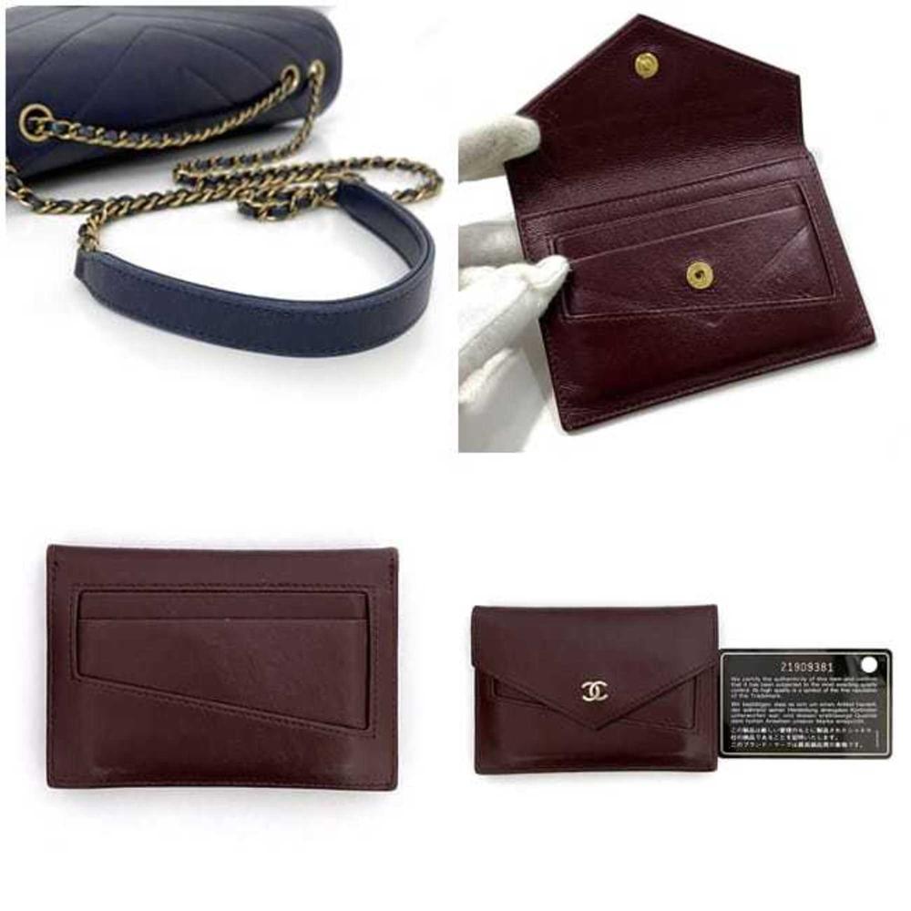 Blue Leather Chanel Flap Bag