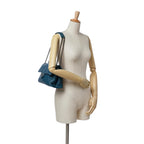 Blue Leather Chanel Flap Bag