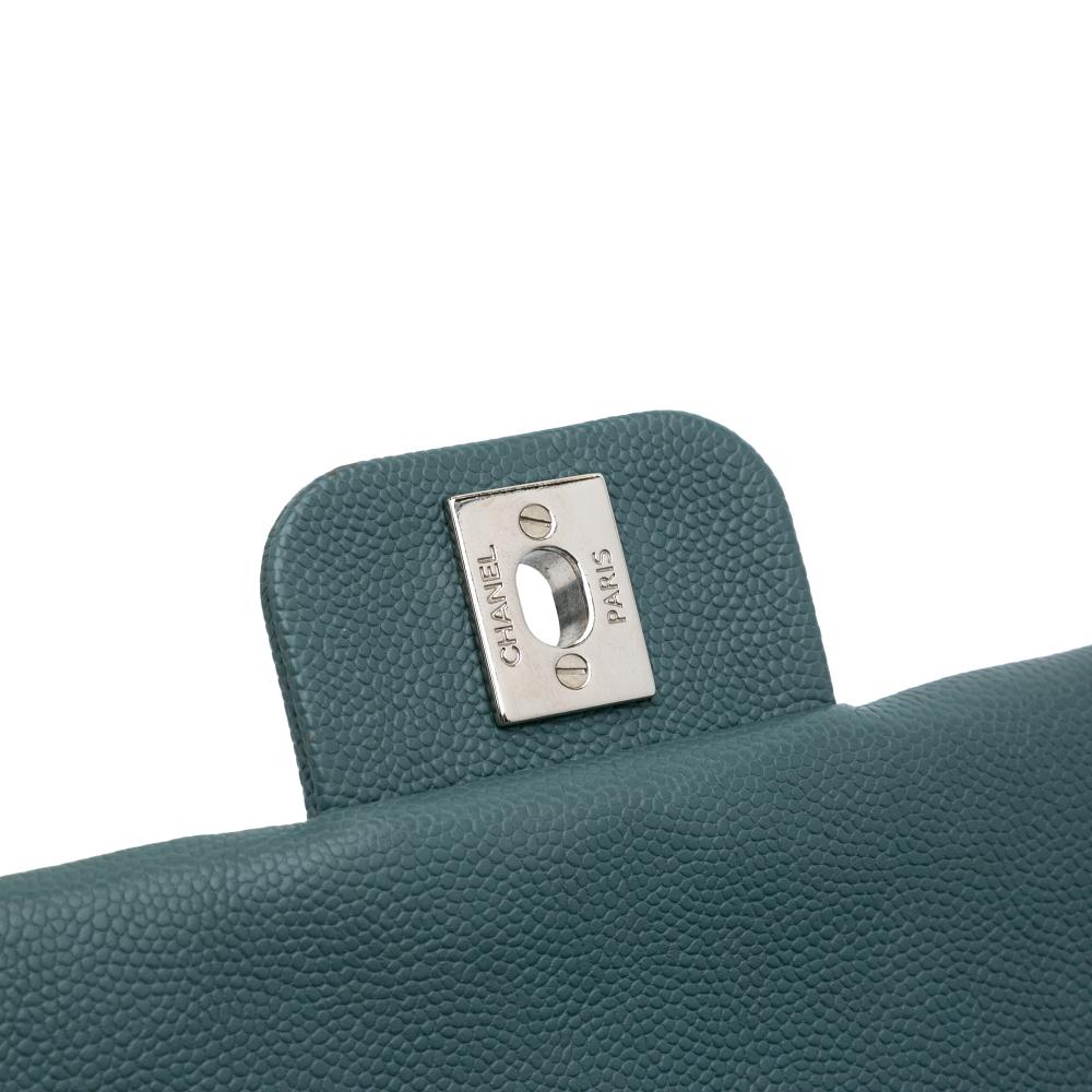 Blue Leather Chanel Flap Bag