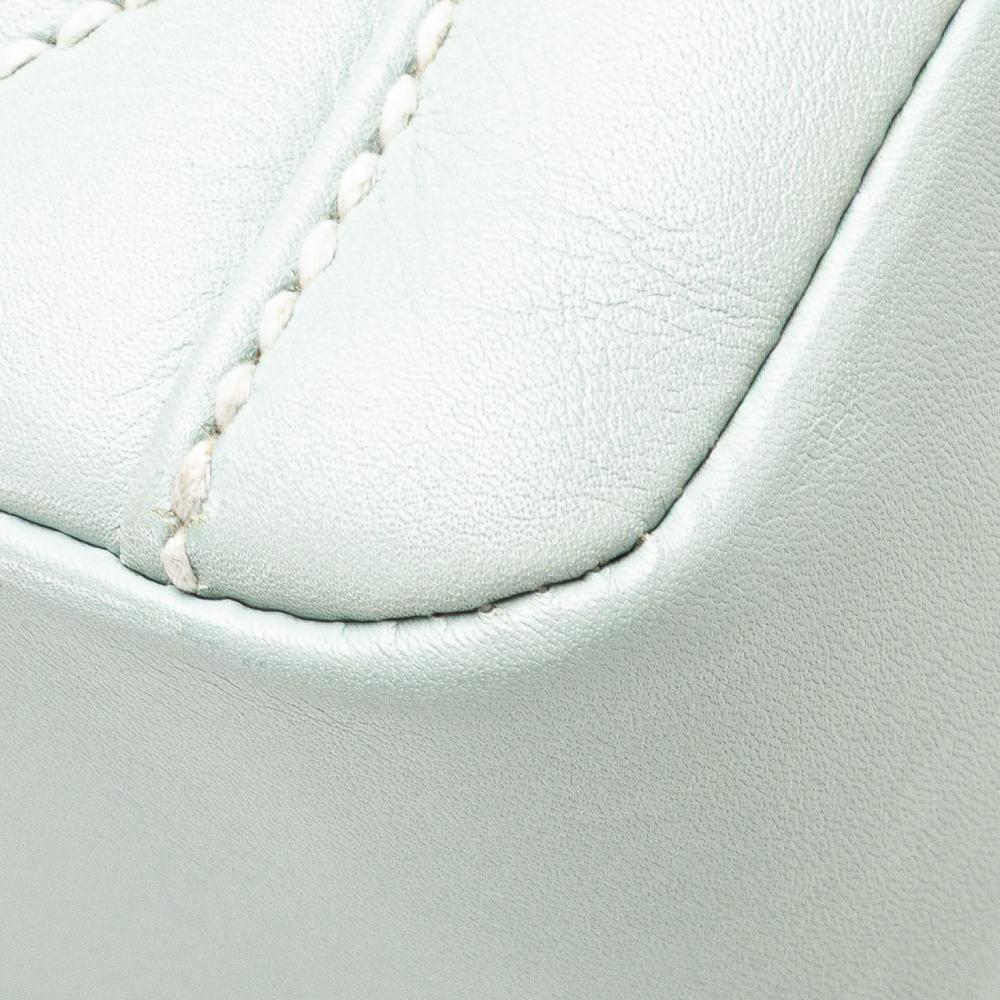 Blue Leather Chanel Flap Bag