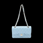 Blue Leather Chanel Flap Bag