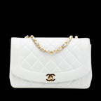 Blue Leather Chanel Crossbody Bag