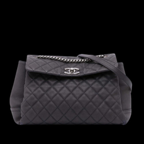 Blue Leather Chanel Flap Bag