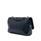 Blue Leather Chanel Flap Bag