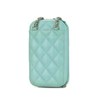 Blue Leather Chanel Crossbody Bag