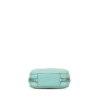 Blue Leather Chanel Crossbody Bag