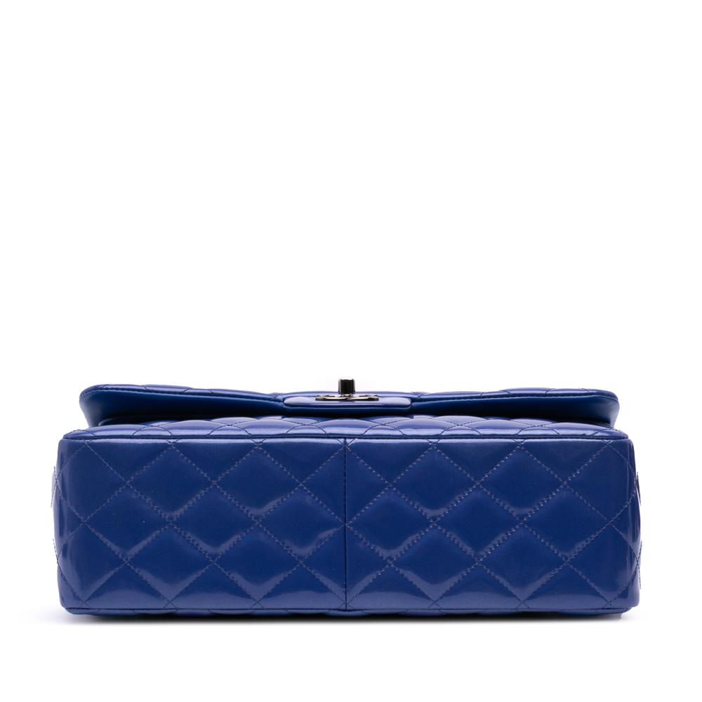 Blue Leather Chanel Flap Bag