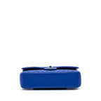 Blue Leather Chanel Flap Bag