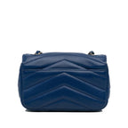 Blue Leather Chanel Flap Bag