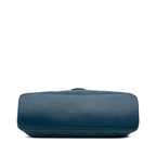 Blue Leather Chanel Flap Bag