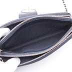 Blue Leather Chanel Shoulder Bag