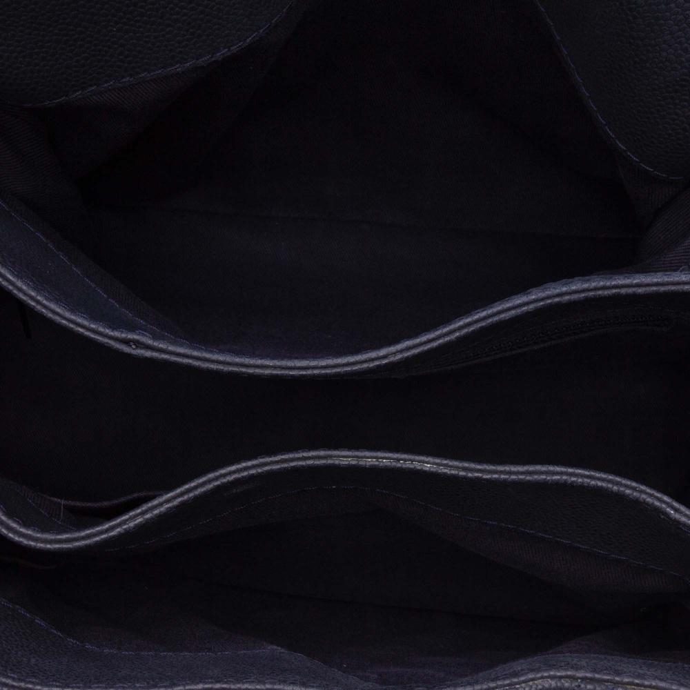 Blue Leather Chanel Flap Bag