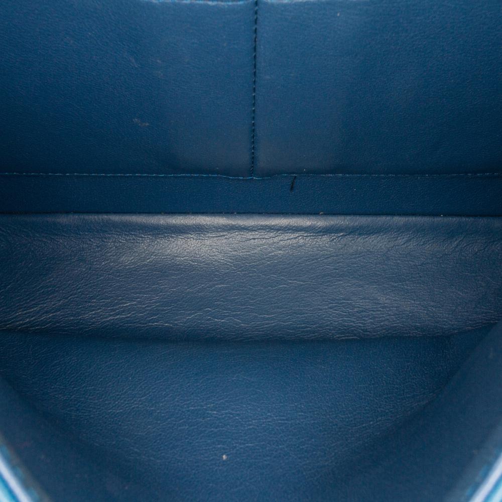 Blue Leather Chanel Flap Bag