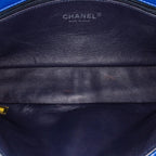 Blue Leather Chanel Flap Bag