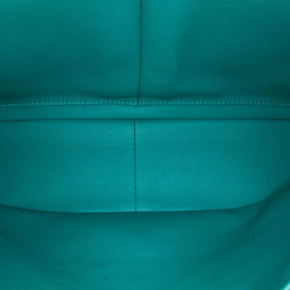 Blue Leather Chanel Flap Bag