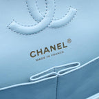 Blue Leather Chanel Flap Bag