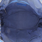 Blue Leather Chanel Shoulder Bag