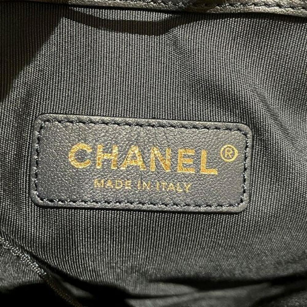 Blue Leather Chanel Shoulder Bag