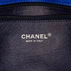 Blue Leather Chanel Flap Bag