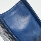 Blue Leather Chanel Flap Bag