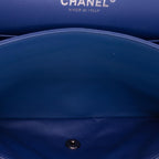 Blue Leather Chanel Flap Bag