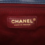 Blue Leather Chanel Flap Bag