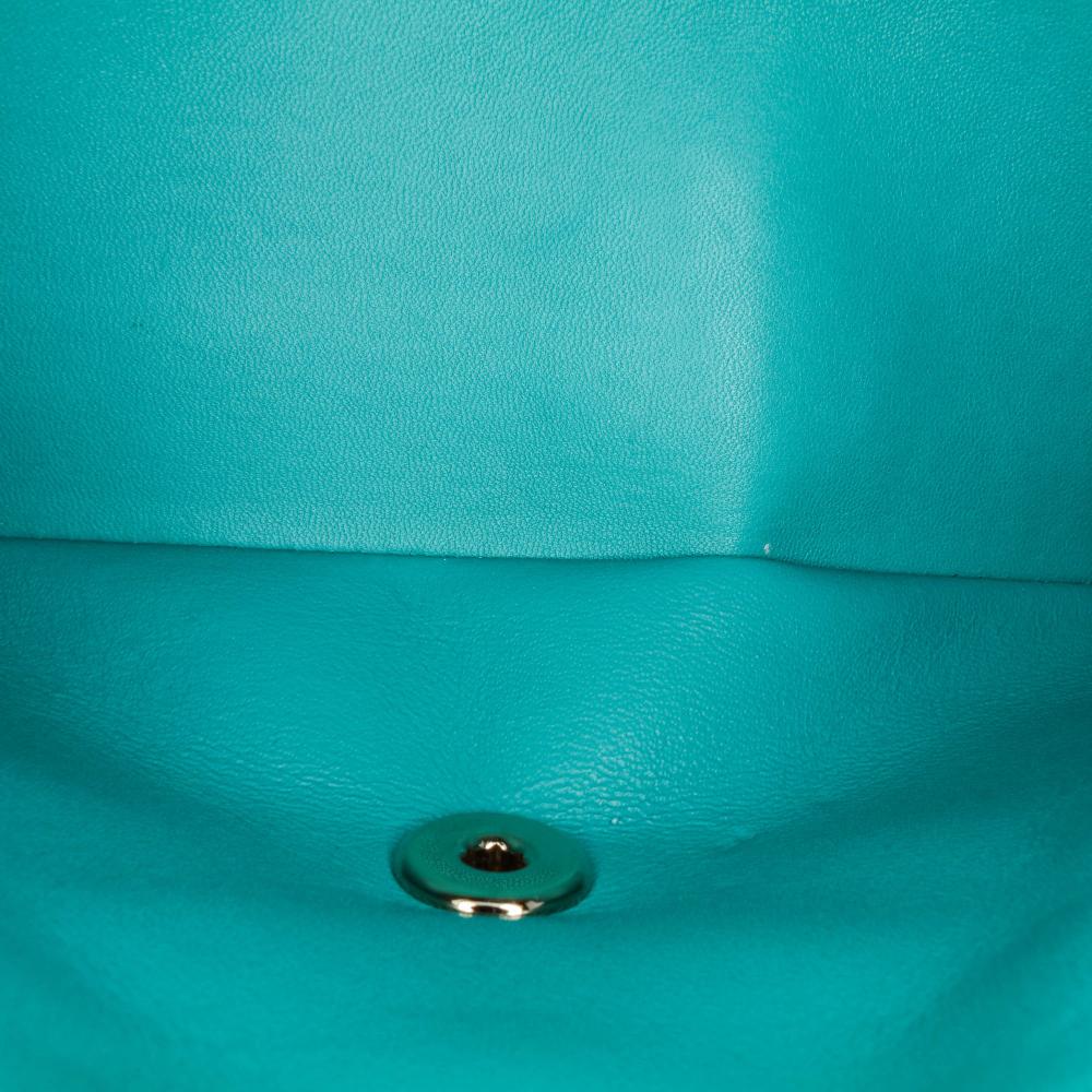 Blue Leather Chanel Flap Bag