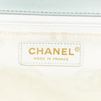 Blue Leather Chanel Flap Bag