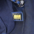 Blue Leather Chanel Shoulder Bag