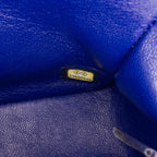 Blue Leather Chanel Flap Bag