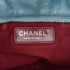 Blue Leather Chanel Flap Bag