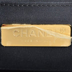 Blue Leather Chanel Flap Bag