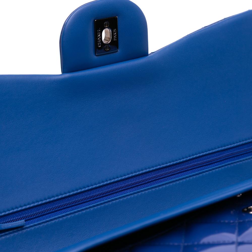 Blue Leather Chanel Flap Bag