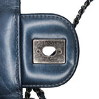 Blue Leather Chanel Flap Bag
